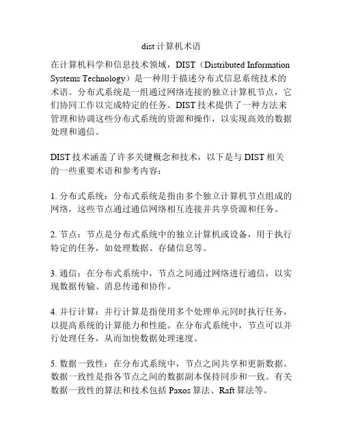 dist计算机术语