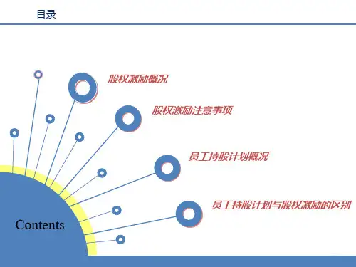 股权激励及员工持股计划概况共42页文档