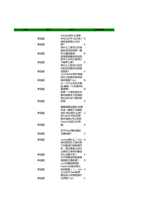 Flash动画技术入门(3)