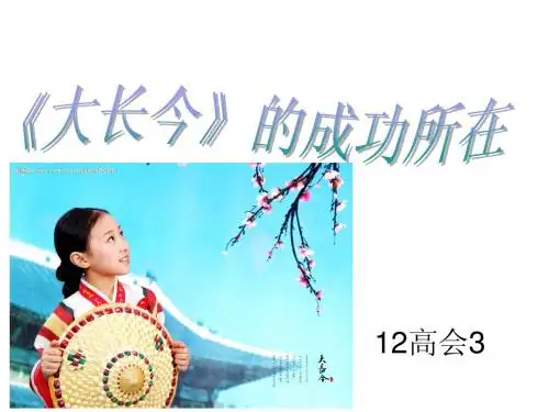 《大长今》的成功所在