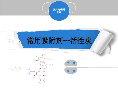 常用吸附剂 活性炭ppt课件