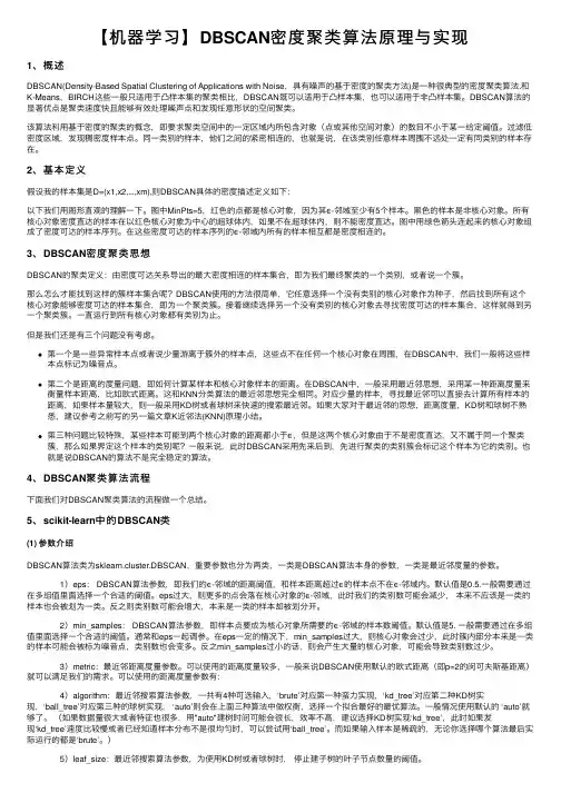 【机器学习】DBSCAN密度聚类算法原理与实现
