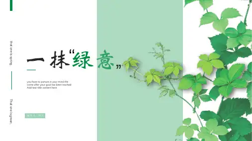 彩色多功能商务通用PPT模板