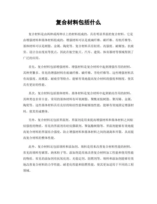 复合材料包括什么
