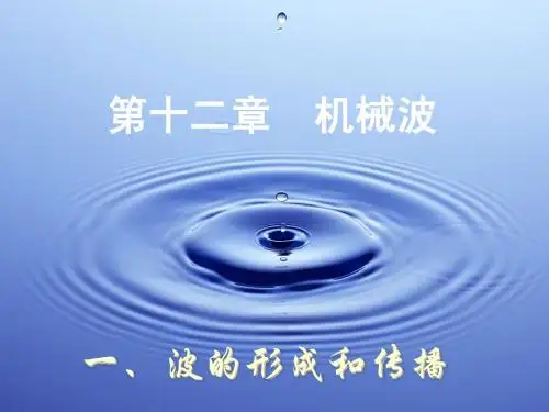 12.1波的形成和传播zyg
