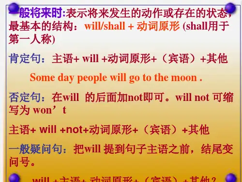一般将来时被动语态