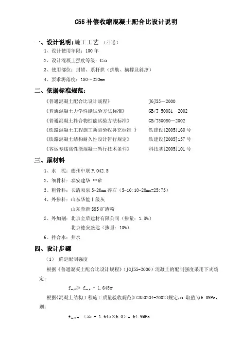 C55设计说明