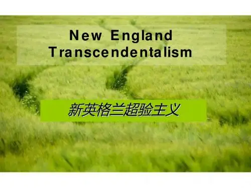 超验主义简析(中文)