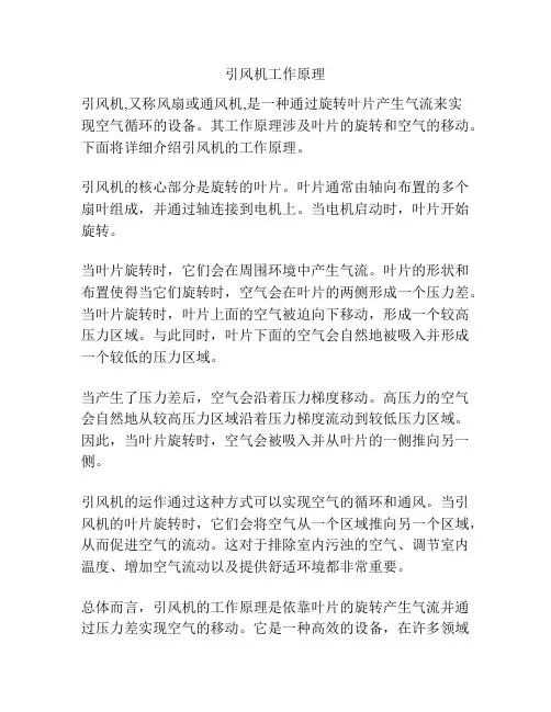 引风机工作原理