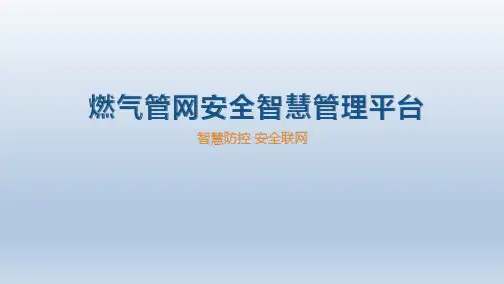 燃气管网安全智慧管理平台
