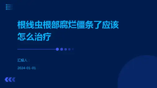 根线虫根部腐烂僵条了应该怎么治疗