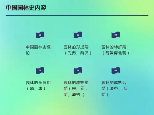 园林的生成期-先秦、两汉