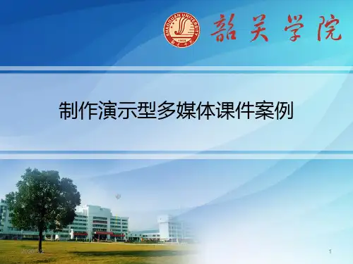 演示型多媒体课件PPT课件