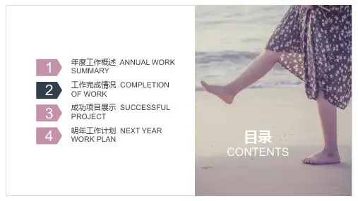 简约工作总结工作汇报PPT模板