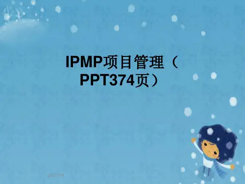 IPMP项目管理(PPT374页)