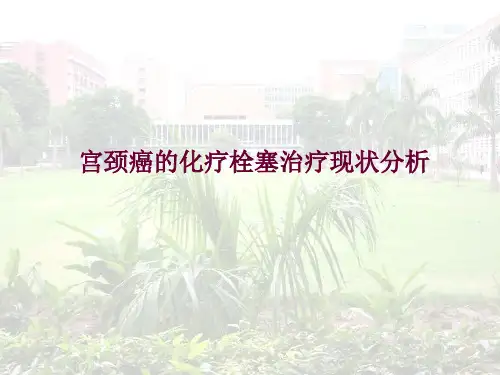 宫颈癌的化疗栓塞治疗现状分析