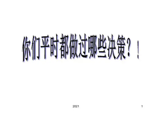 第四章-决策PPT课件