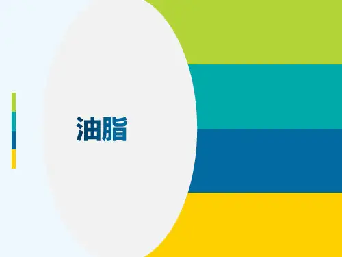 第二节 重要的体内能源——油脂