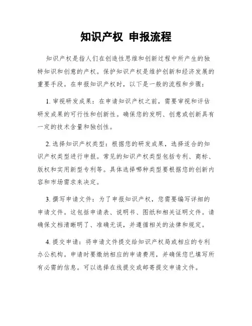 知识产权 申报流程