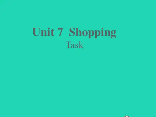七年级英语上册Unit7ShoppingTask教学pptx课件新版牛津版