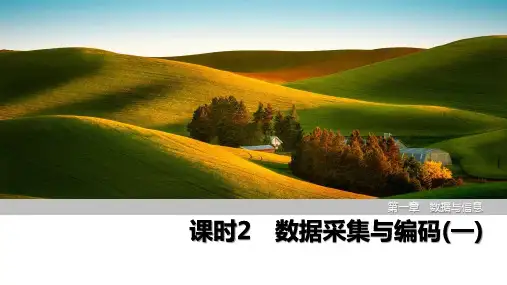 第一章 课时2 数据采集与编码(一)  课件(共56张ppt)浙教版(2019)必修1