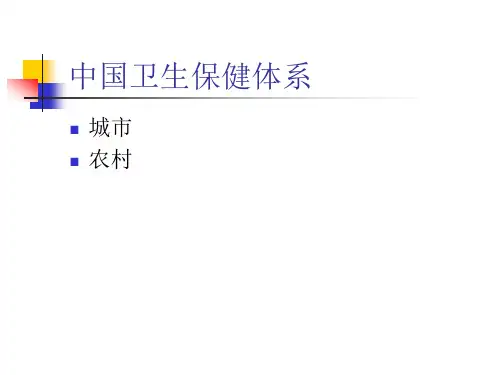 中国卫生保健体系