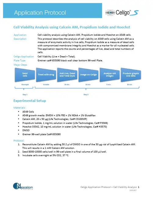 Cell Viability Analysis说明书