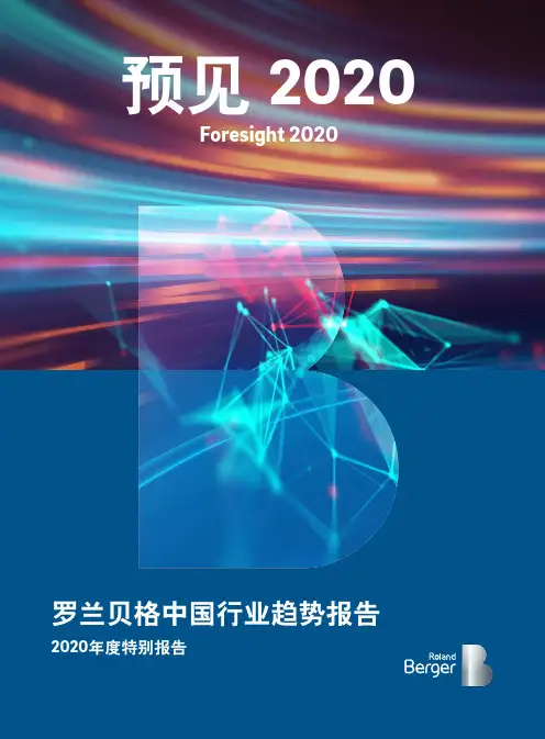 遇见2020-中国行业趋势报告—2020年度特别报告-罗兰贝格