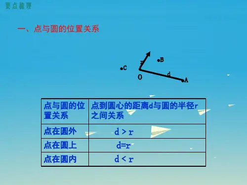 精品九年级数学下册29直线与圆的位置关系小结与复习课件新版冀教版精品ppt课件