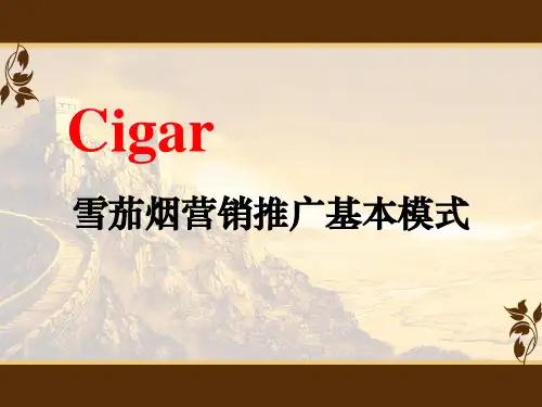 雪茄烟营销推广基本模式