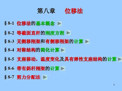 结构力学位移法的计算