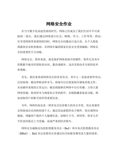 网络安全作业