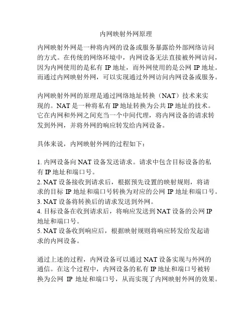 内网映射外网原理