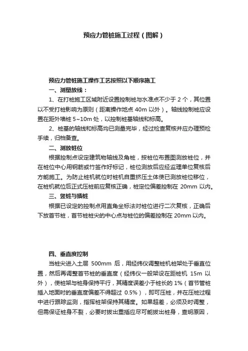 预应力管桩施工过程（图解）
