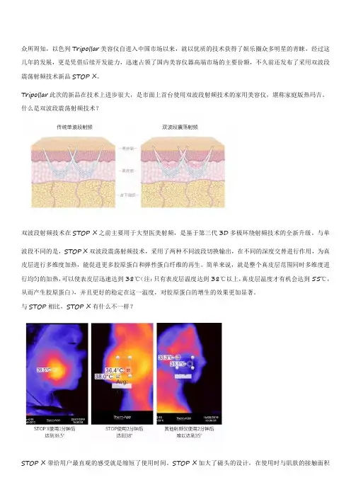 Tripollar新品发布双波段震荡射频技术详解