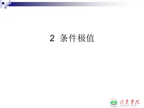 条件极值