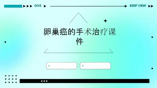 卵巢癌的手术治疗课件