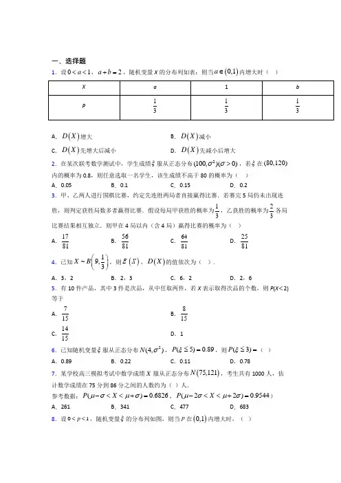 (常考题)北师大版高中数学高中数学选修2-3第一章《计数原理》检测卷(包含答案解析)(1)