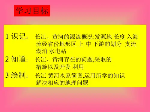 长江黄河学习 ppt课件
