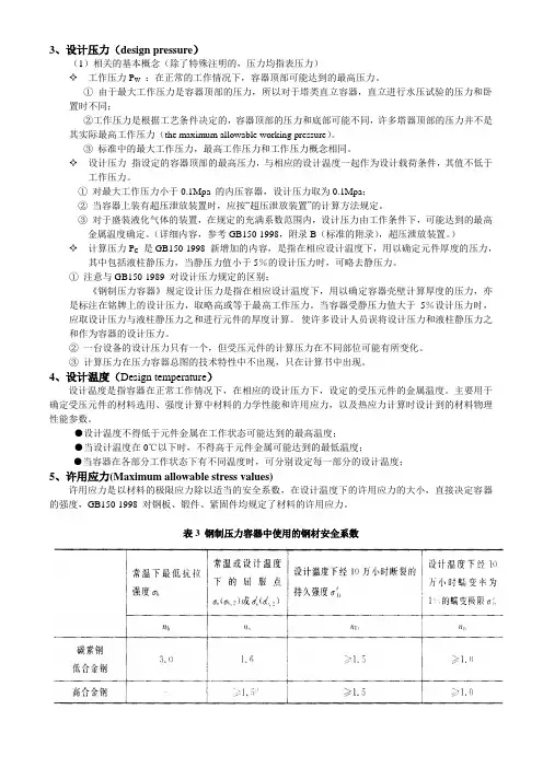 压力计算