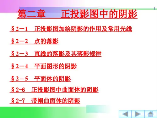 02正投影图中的阴影