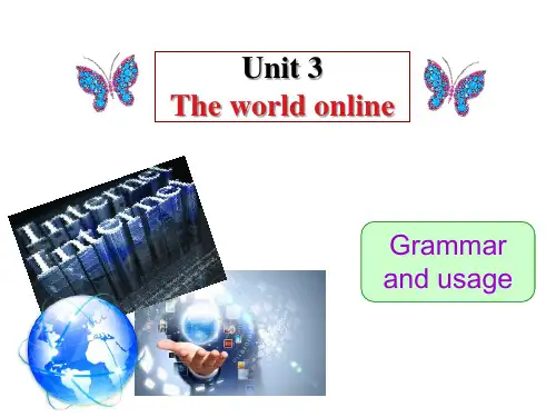 牛津译林版选修七Unit3Grammarandusage课件