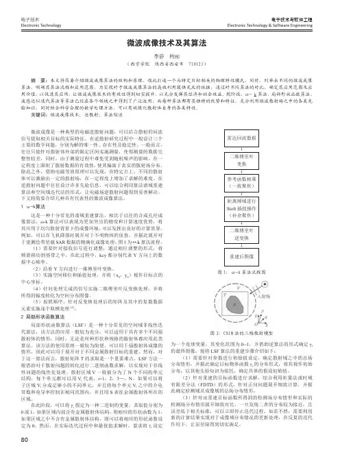 微波成像技术及其算法