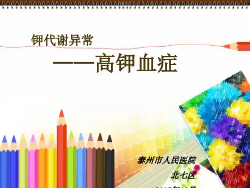 高钾血症 PPT课件