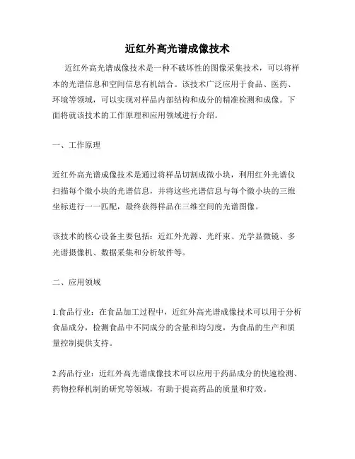 近红外高光谱成像技术