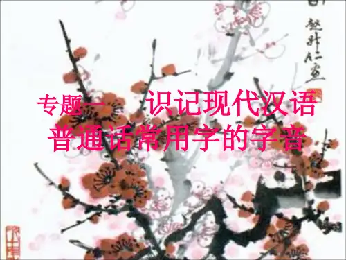 高三一轮复习《字音》实用课件