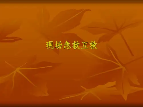 《现场急救知识》