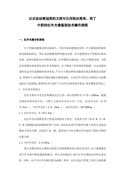 红外光谱检测技术
