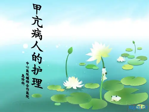 甲亢病人的护理PPT课件