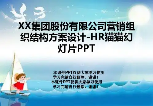 XX集团股份有限公司营销组织结构方案设计-HR猫猫幻灯片PPT